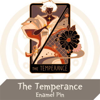 Enamel pin "The Temperance"
