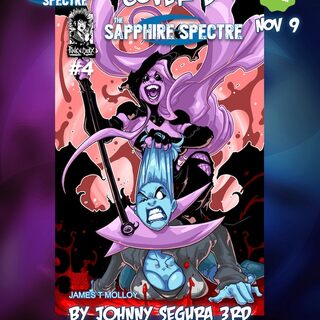 Cover D - Johnny Segura III - Sapphire Spectre 4