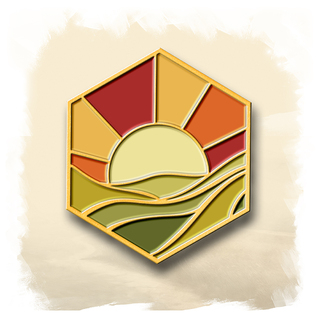 Enamel Pin: CATAN Sunrise