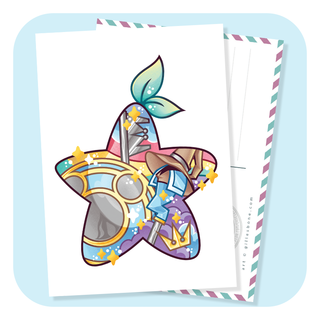 Magical Silhouette Kingdom Hearts Postcard