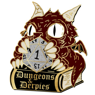 Critical Fail - Dungeon Derpies pin