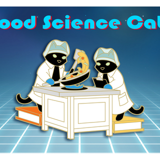 Food Science Cat Pin