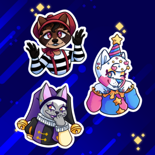 Clownimal Stickers