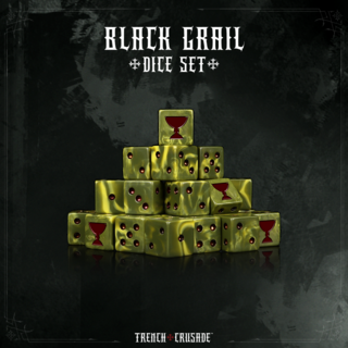 Black Grail dice set