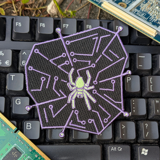 Web Embroidered Patch (Plain Backing)