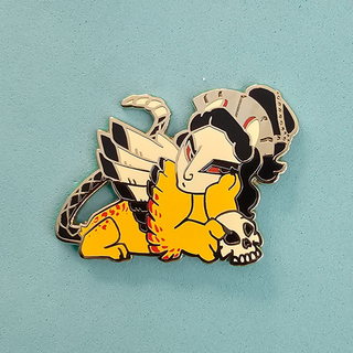 Disgruntled Sphinx pin