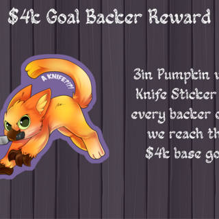 Pumpkin Knife Sticker