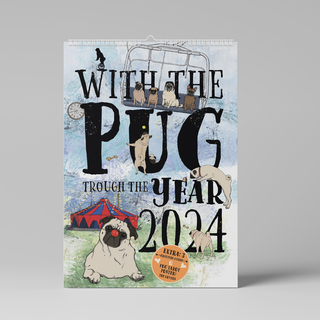 Pug Calendar 2024