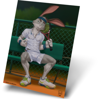 Dave - After Playing 🎾💦 - A4 Print