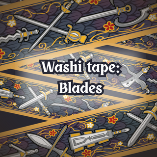 Blades Gold Foil Washi Tape