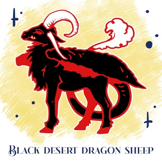 Dragon Sheep White or Black