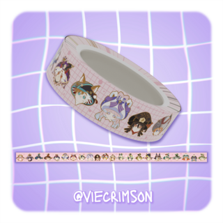 ✧ Genshin Fungi Washi Tape ✧