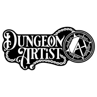 Old Pin - Dungeon Artist - White