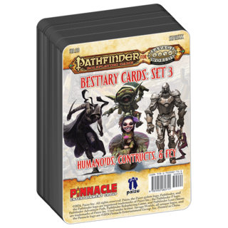Pathfinder® for Savage Worlds Bestiary Cards Pack 3 – Humanoids, Constructs, & Fey