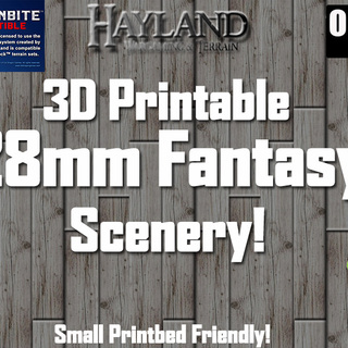 £40 3D Printable 28mm Fantasy Scenery - Dragonbite - OpenLOCK