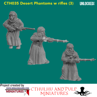 BG-CTH035 Desert Phantoms with Rifles (3 models, 28mm, unpainted)