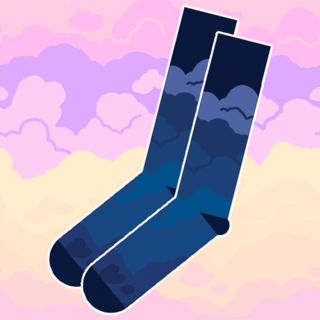 Dusk Sky Socks