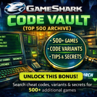 THE GAMESHARK Digital Archive – 500 Games