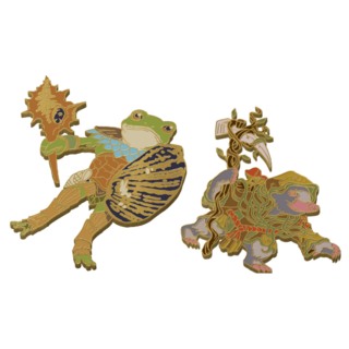 Frog Paladin & Mole Rootseer Pin Set