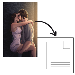 Postcard Signed by Author