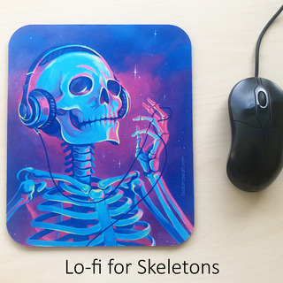 Lo-fi for Skeletons Mousepad