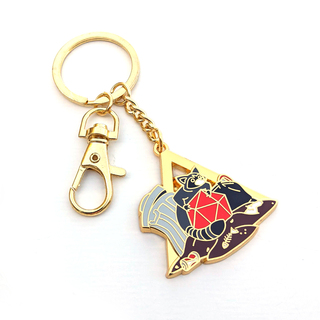 Trash Rolls Raccoon Keychain