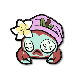 Spa Day Crabapple Enamel Pin