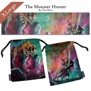 Extra Large "The Monster Hunter" Dice Bag