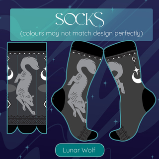 Lunar Wolf Pack Socks