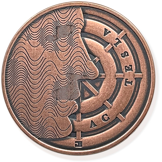 One (1) Copper Currents Coin