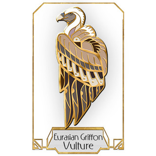 Eurasian Griffon Vulture Pin