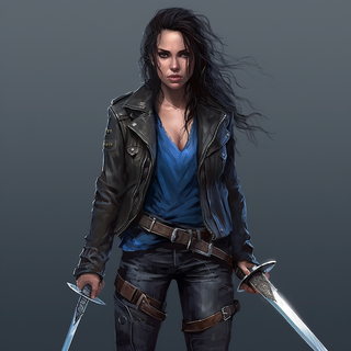 Rose Warrior Princess 8x10 Art Print