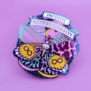 Infinite Neurodiversity Pin
