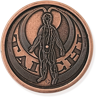 One (1) Copper Tai Chi Coin