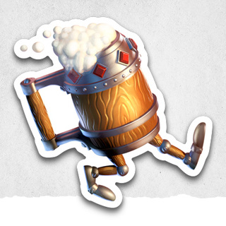 Sentient Flagon Vinyl Sticker