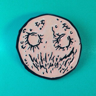 Bad Moon soft enamel pin