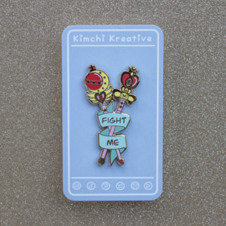 Fight Me Pin