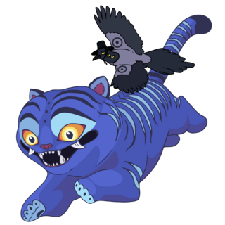 Clumsy Tiger Pin