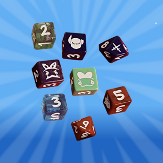 Set of 8 Swords Character Dice
