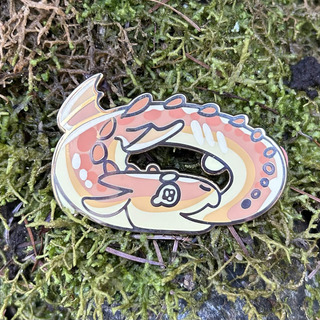 Donut Dragon Premium Pin