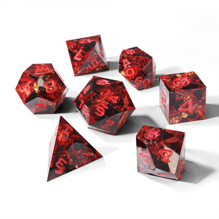 Sharp-Edged Resin Dice - Chaos Meteor
