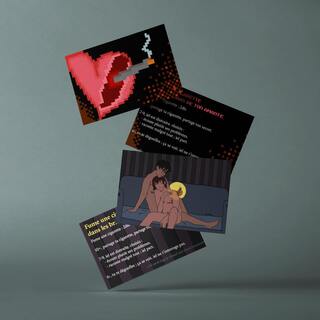 [Physical card] Smoke a cigarette in your lovers's arms [EN/FR]