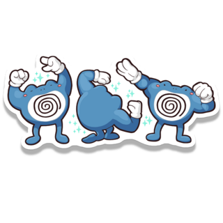 Flexin' froggers sticker