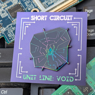 Web Enamel Pin