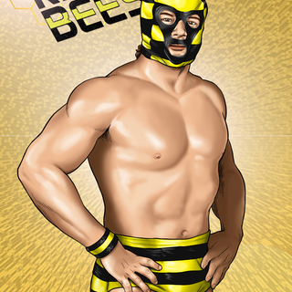 The Killer Bees 11" x 17" Masked Confusion Print