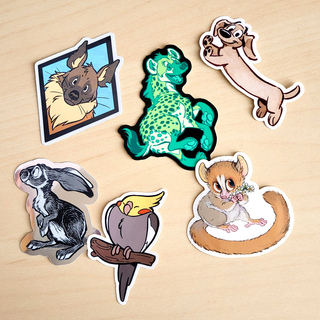 Any 6 stickers of choice