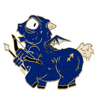 Zodiac Derpy - Sagittarius - Pin