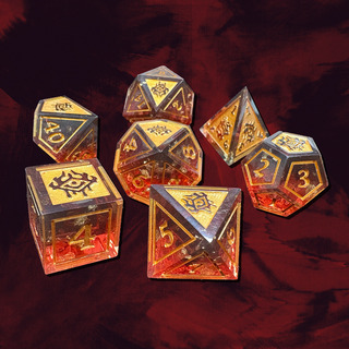 Shadow and Flame Dice - Sharp-Edge