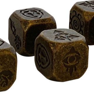 Metal Dice - Cursed Set