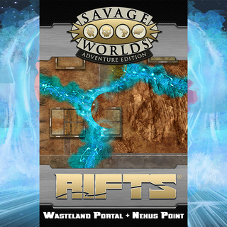 Rifts® Limited Edition Map 2: Wasteland Portal + Nexus Point